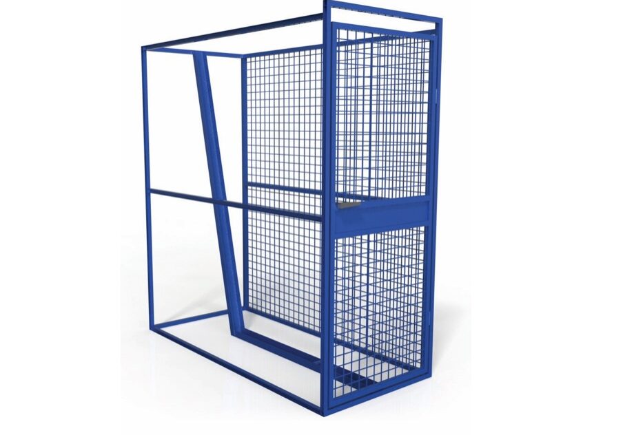 MBL16S Mod Individual 1 Bike Cage 3