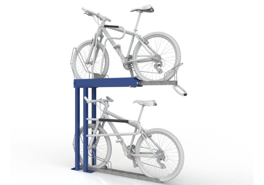 Dual Height With Tilt Ramp 2 Bike Rack Cbr2gs New